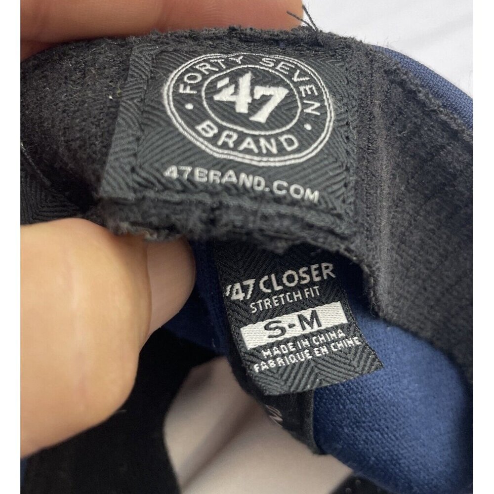 Tennessee Titans Hat Cap Size S-M Stretch Fit 47 Brand NFL Football 3D Logo - Picture 7 of 8